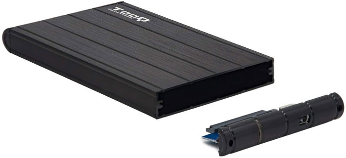 TOOQ TQE-2530B Caja para Disco Duro 2.5'' SATA USB 3.0 Negra